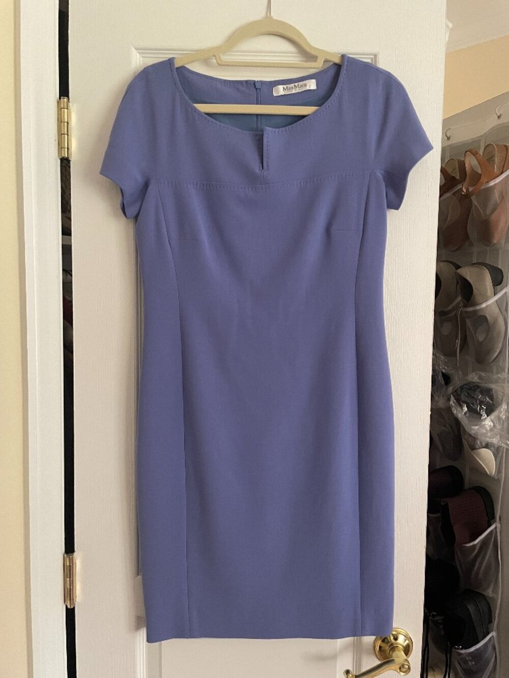 Max Mara lavendar/periwinkle dress size 8